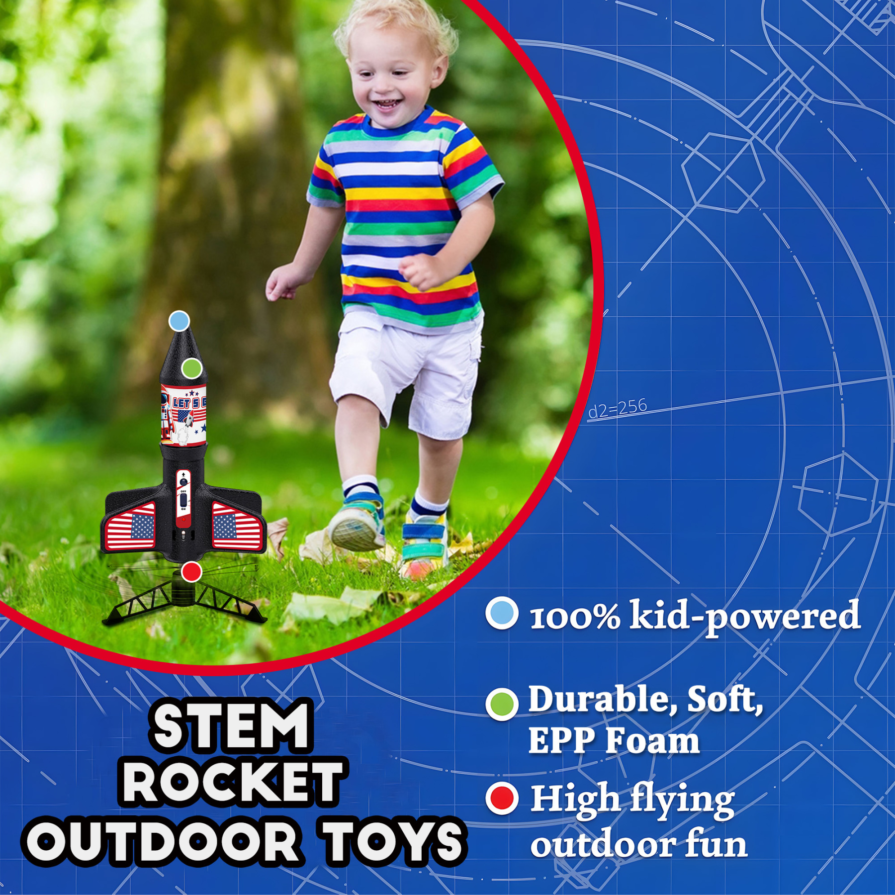 Rocket Launcher for Kids 8-12