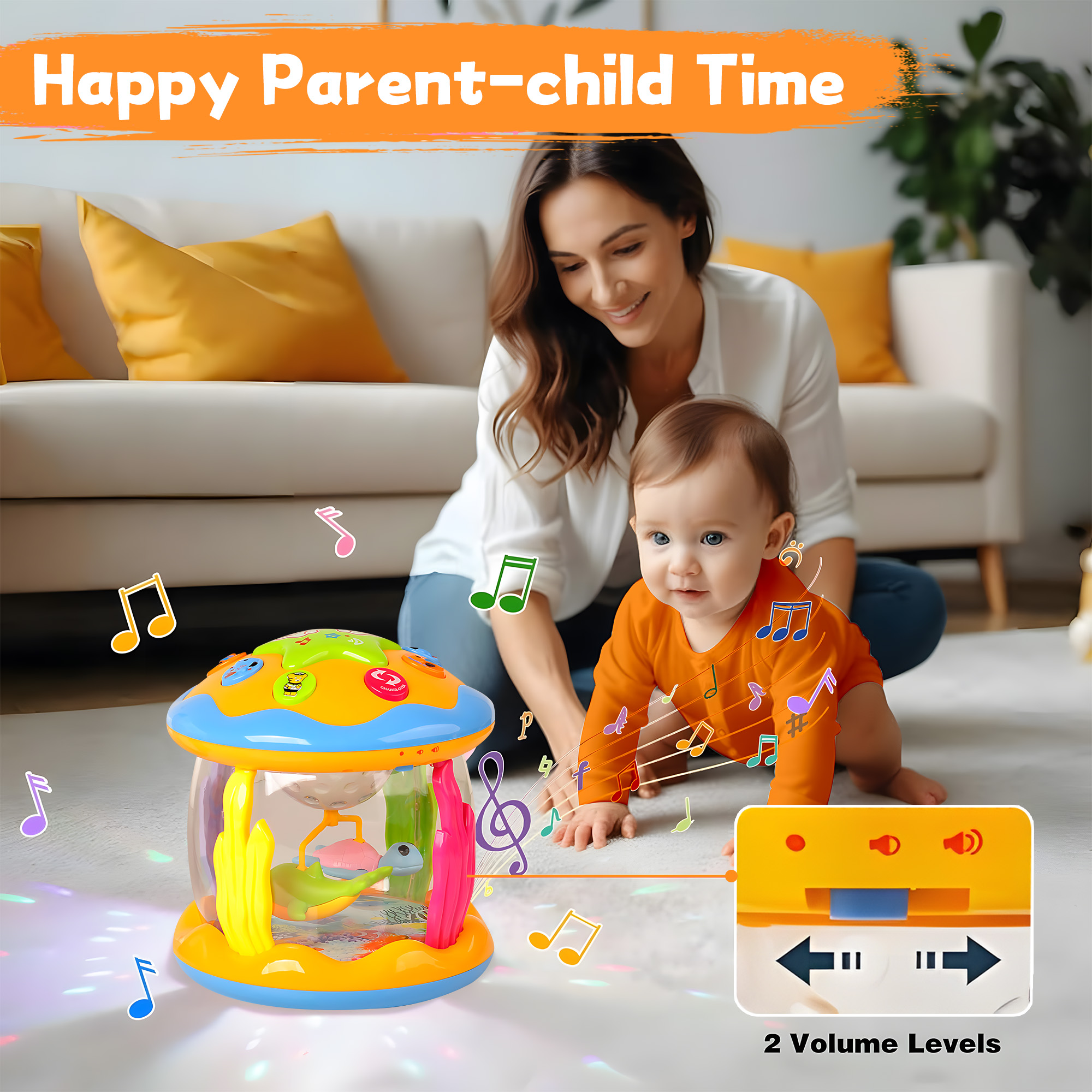 Musical Rotating Light Up Infant Toys