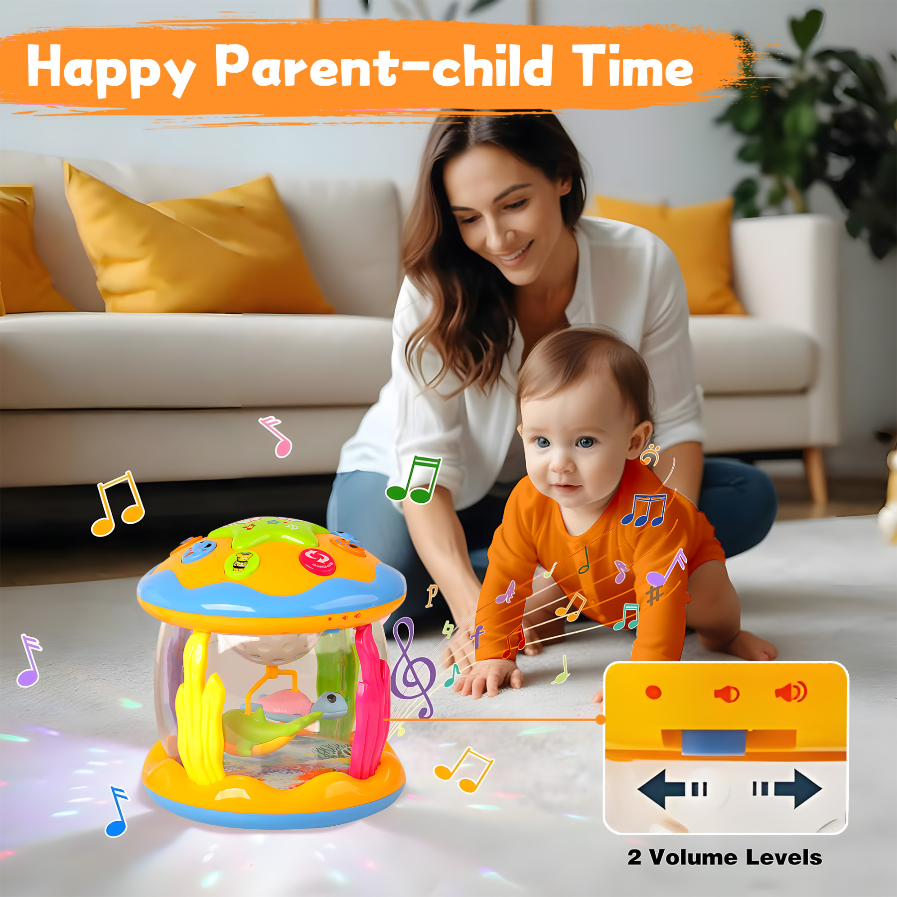 Musical Rotating Light Up Infant Toys