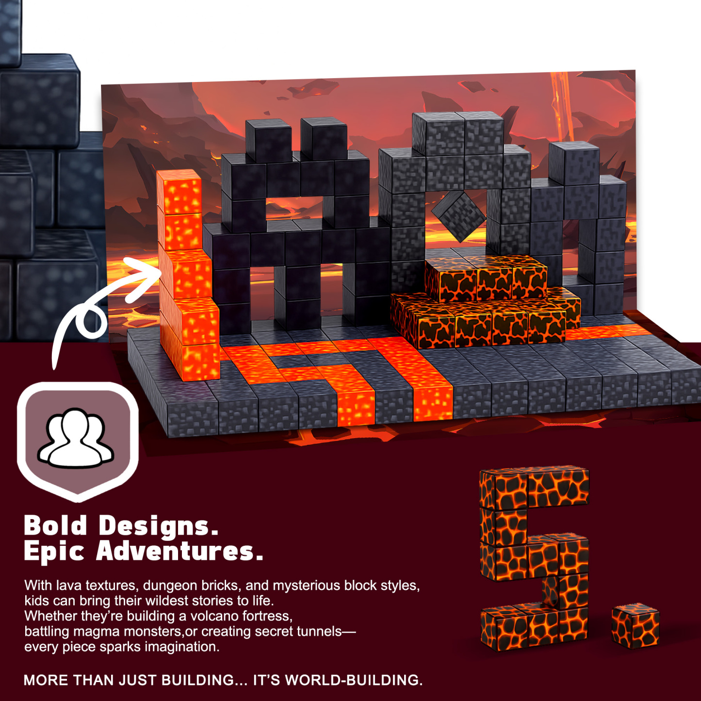 Magnetic Blocks Building Toys - Build Set