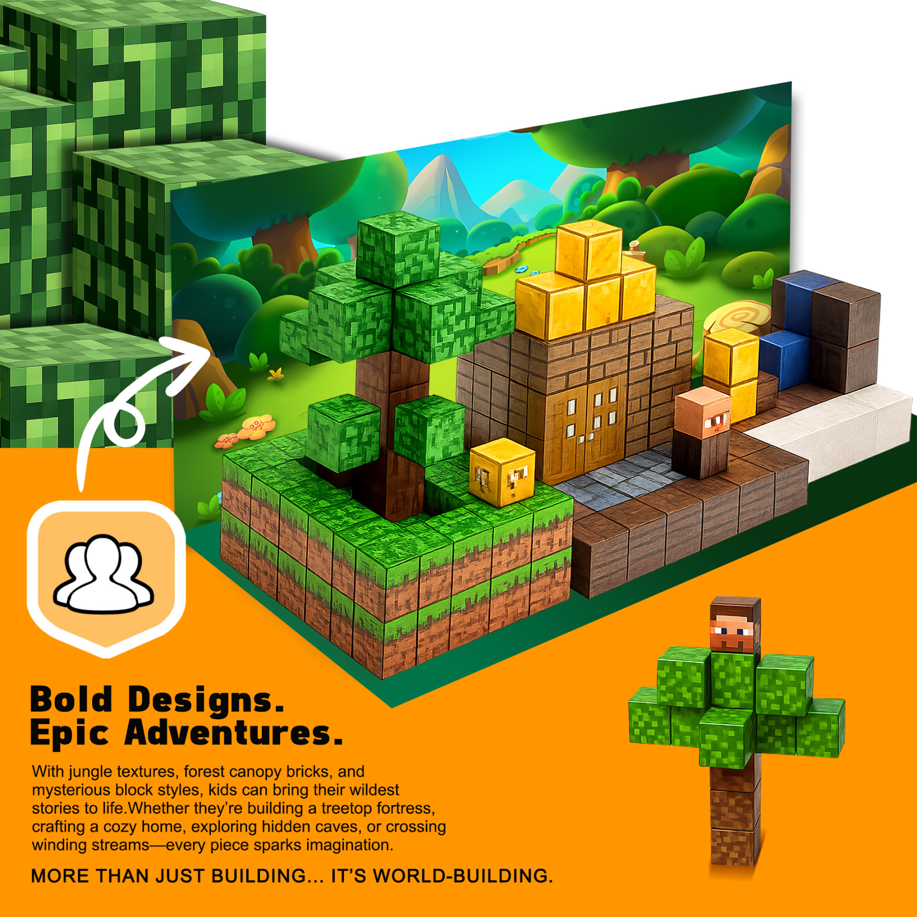 Magnetic Blocks - Magnetic Tiles Building Blocks Toddler Toys