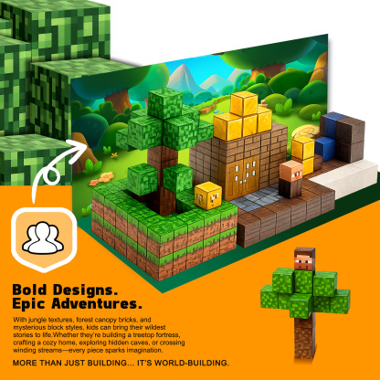 Magnetic Blocks - Magnetic Tiles Building Blocks Toddler Toys