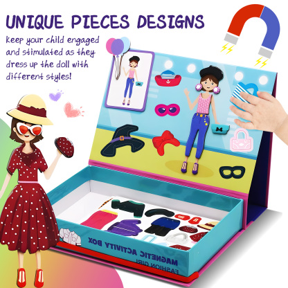 Magnetic Paper Dolls for Girls ages 4-7