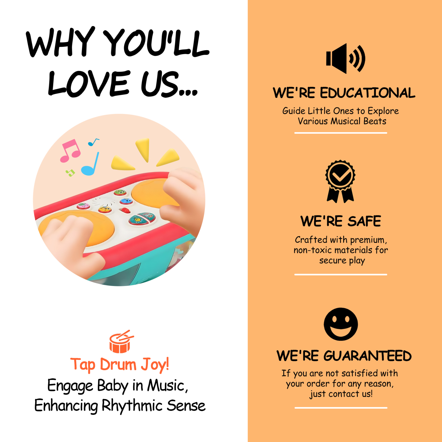 Drum Musical Learning Infant Toys