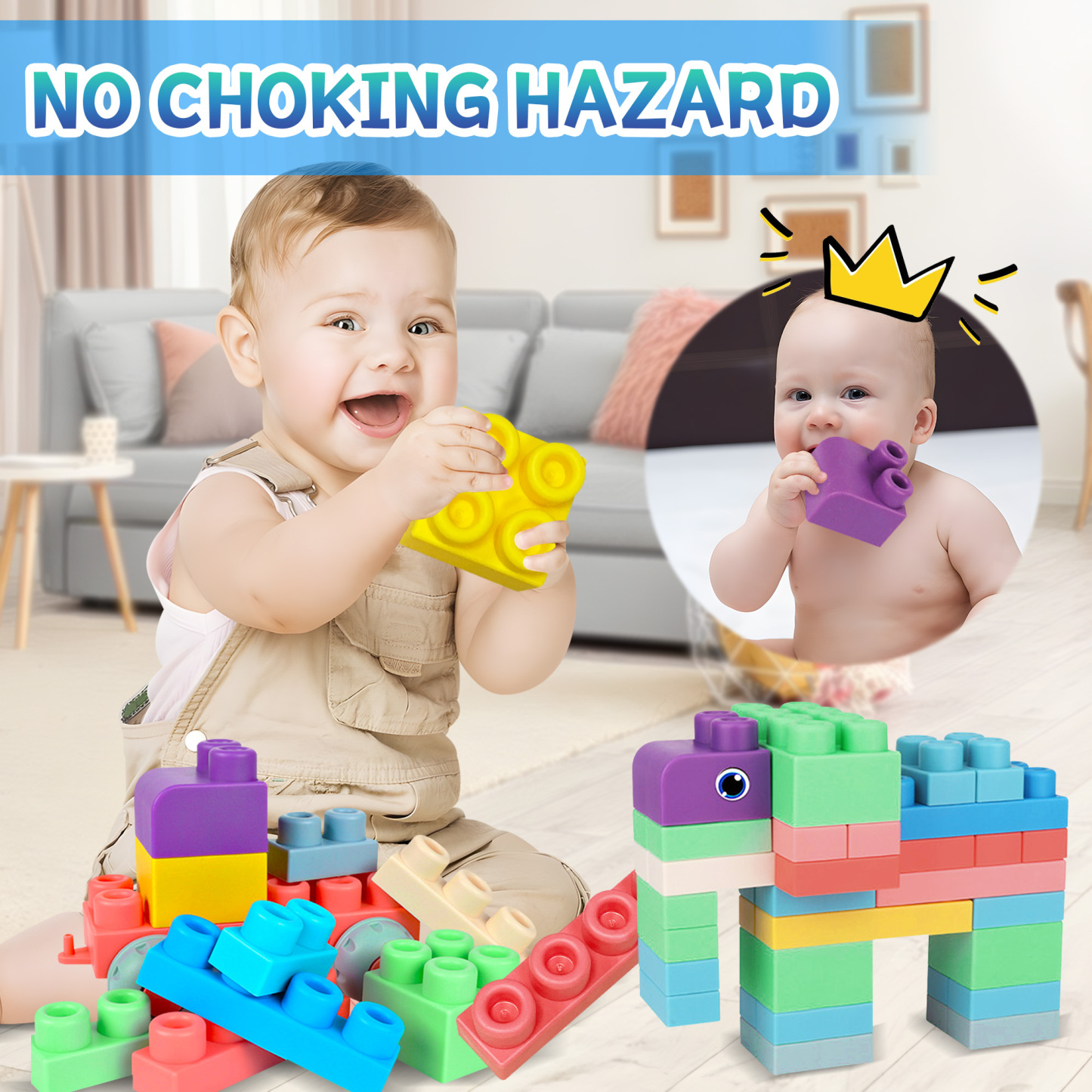 Soft Building Blocks for Toddlers