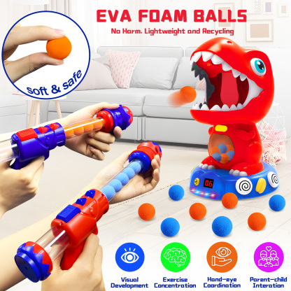 Movable Dinosaur Shooting Toys