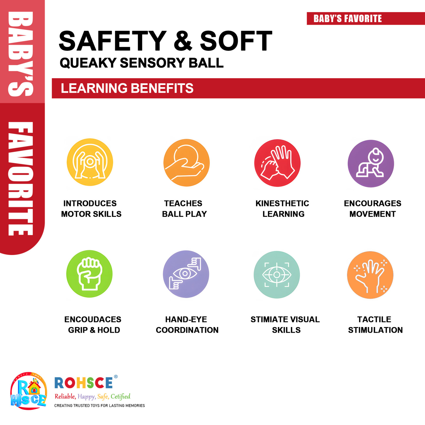 Baby Sensory Balls 6–12 Months