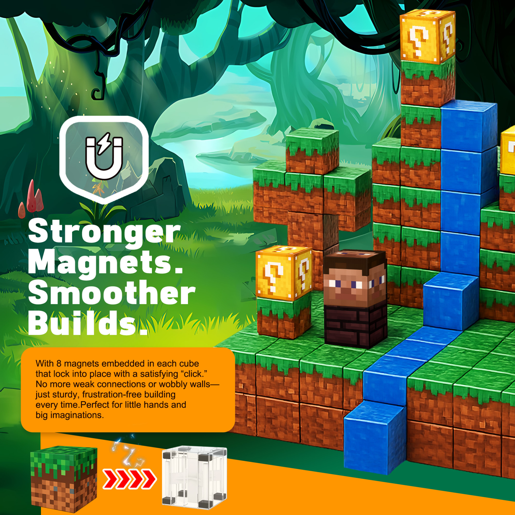 Magnetic Building Blocks for Kids