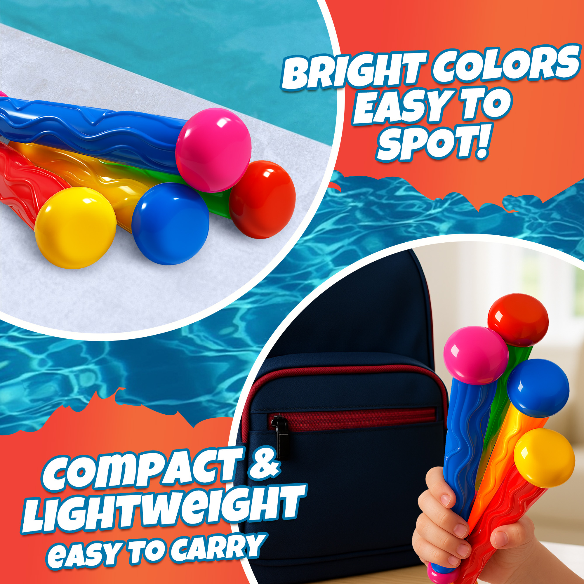 Pool Diving Toy Set