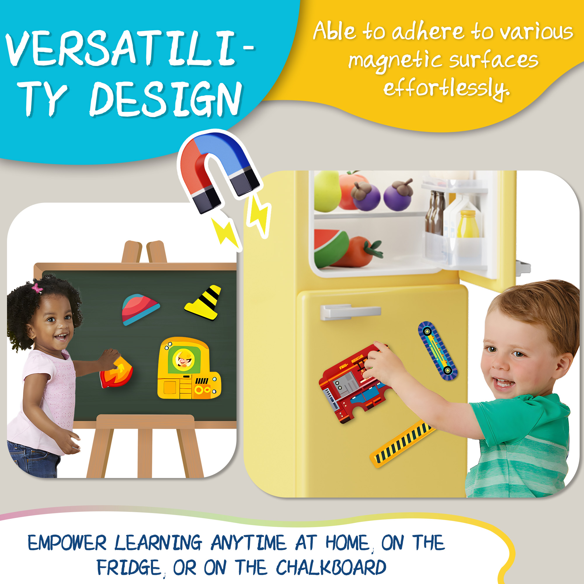 Magnetic Puzzles for Kids Ages 4-8