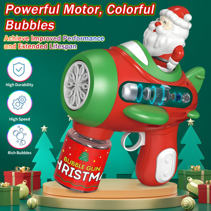 Christmas Bubble Gun 