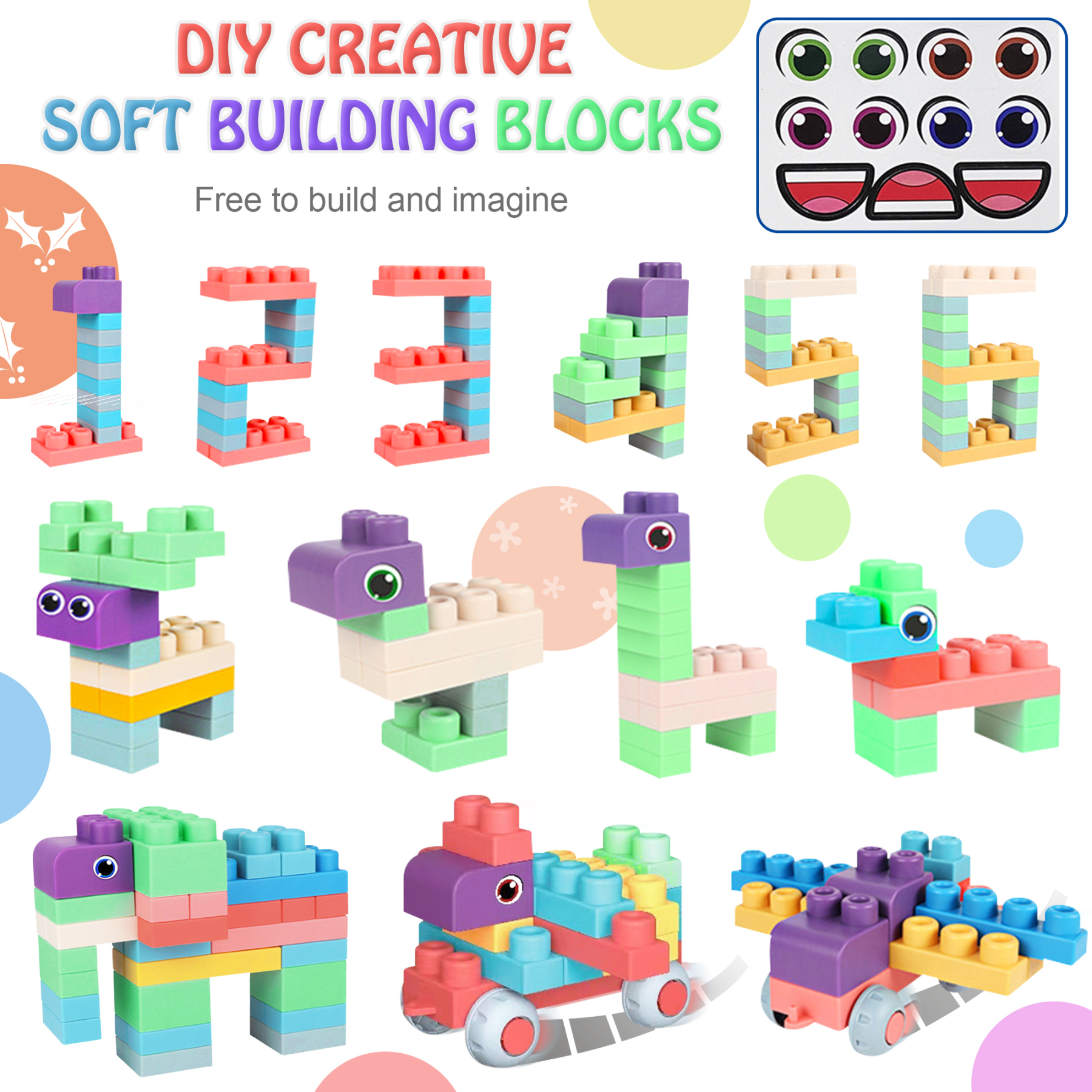Soft Building Blocks for Toddlers