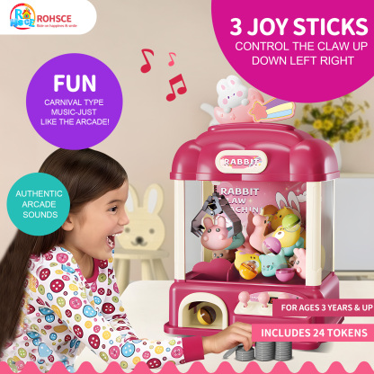 Kids Claw Machine with Toys Inside