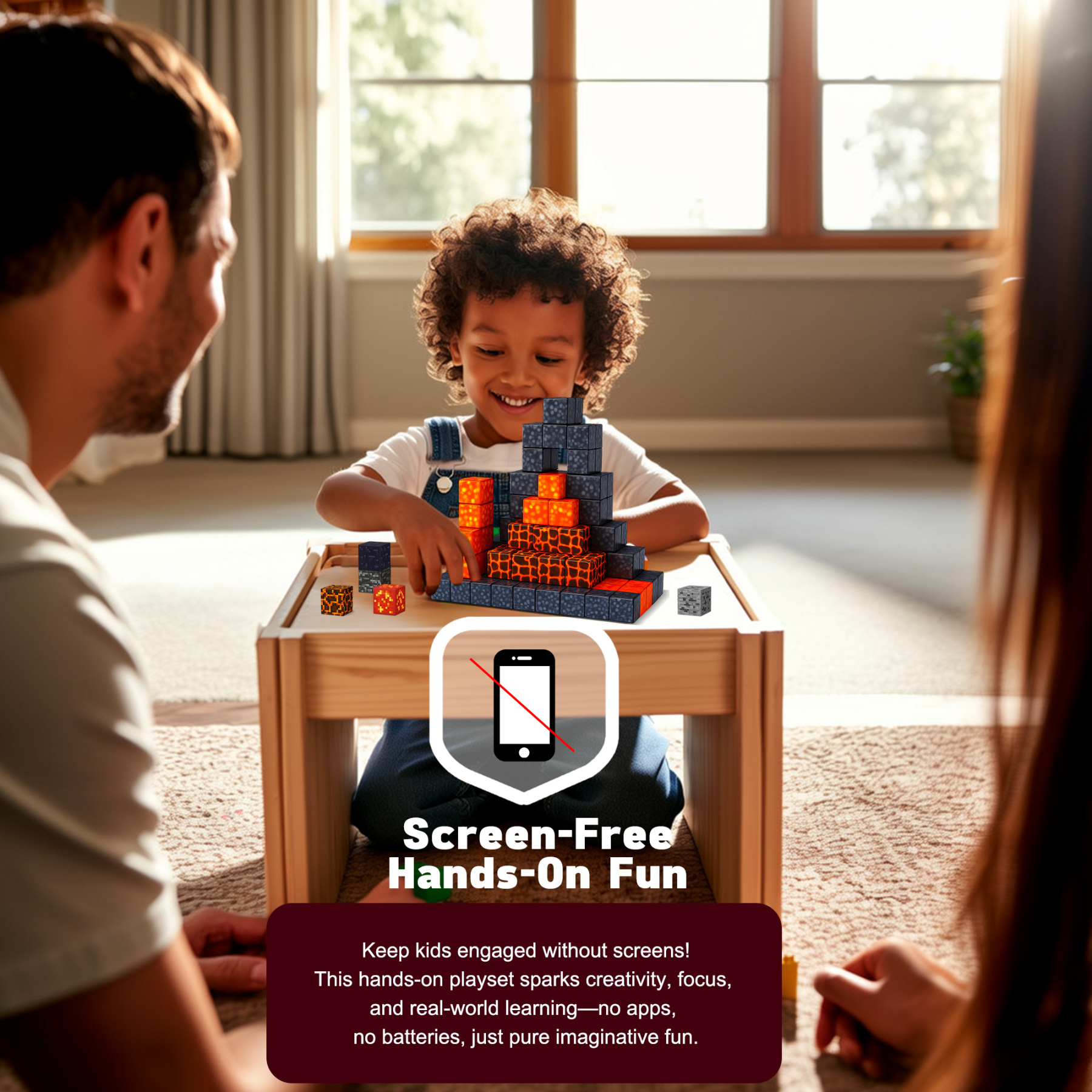 Magnetic Blocks Building Toys - Build Set