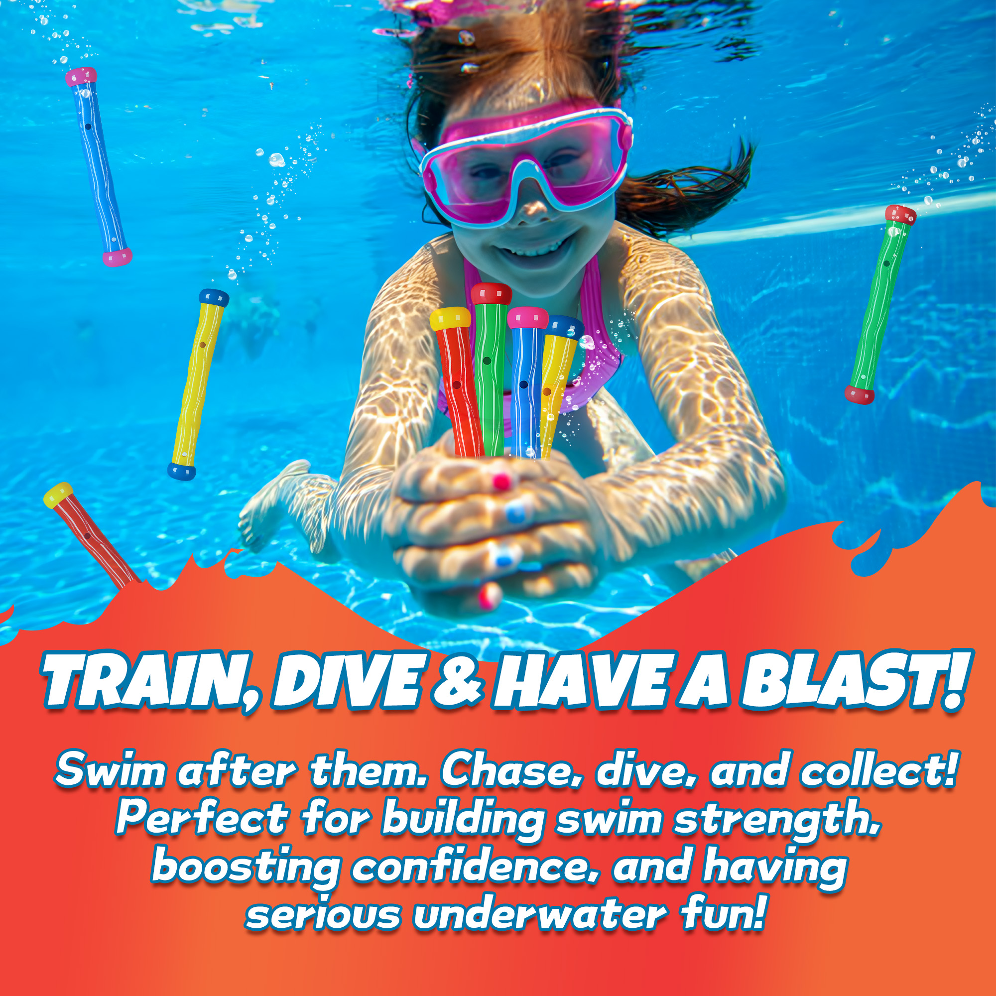 Pool Diving Toy Set