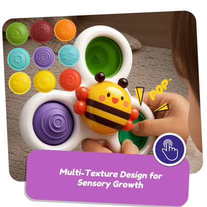 Suction Cup Rotating Sensory Bath Toys