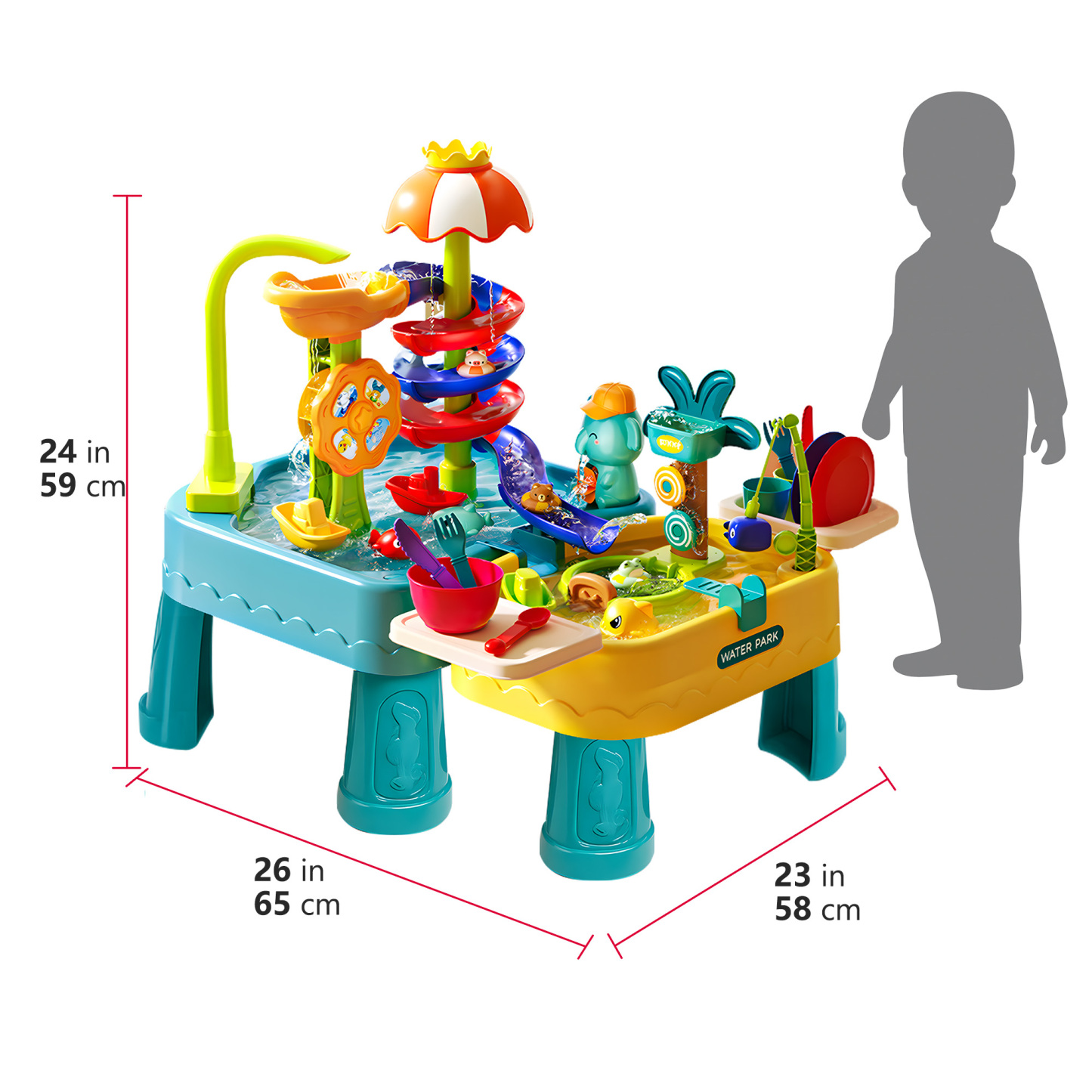 Water Table for Toddlers 1-3
