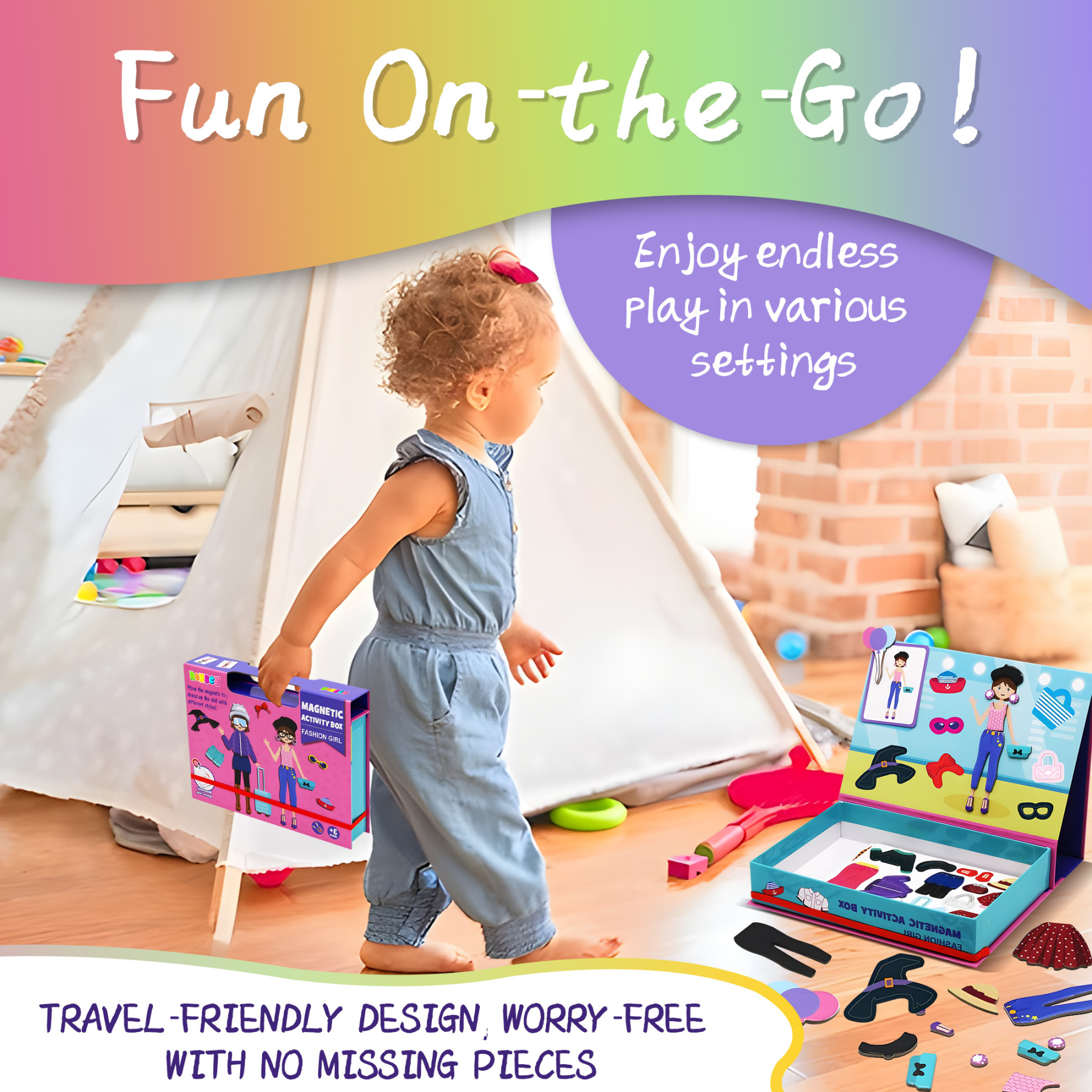 Magnetic Paper Dolls for Girls ages 4-7