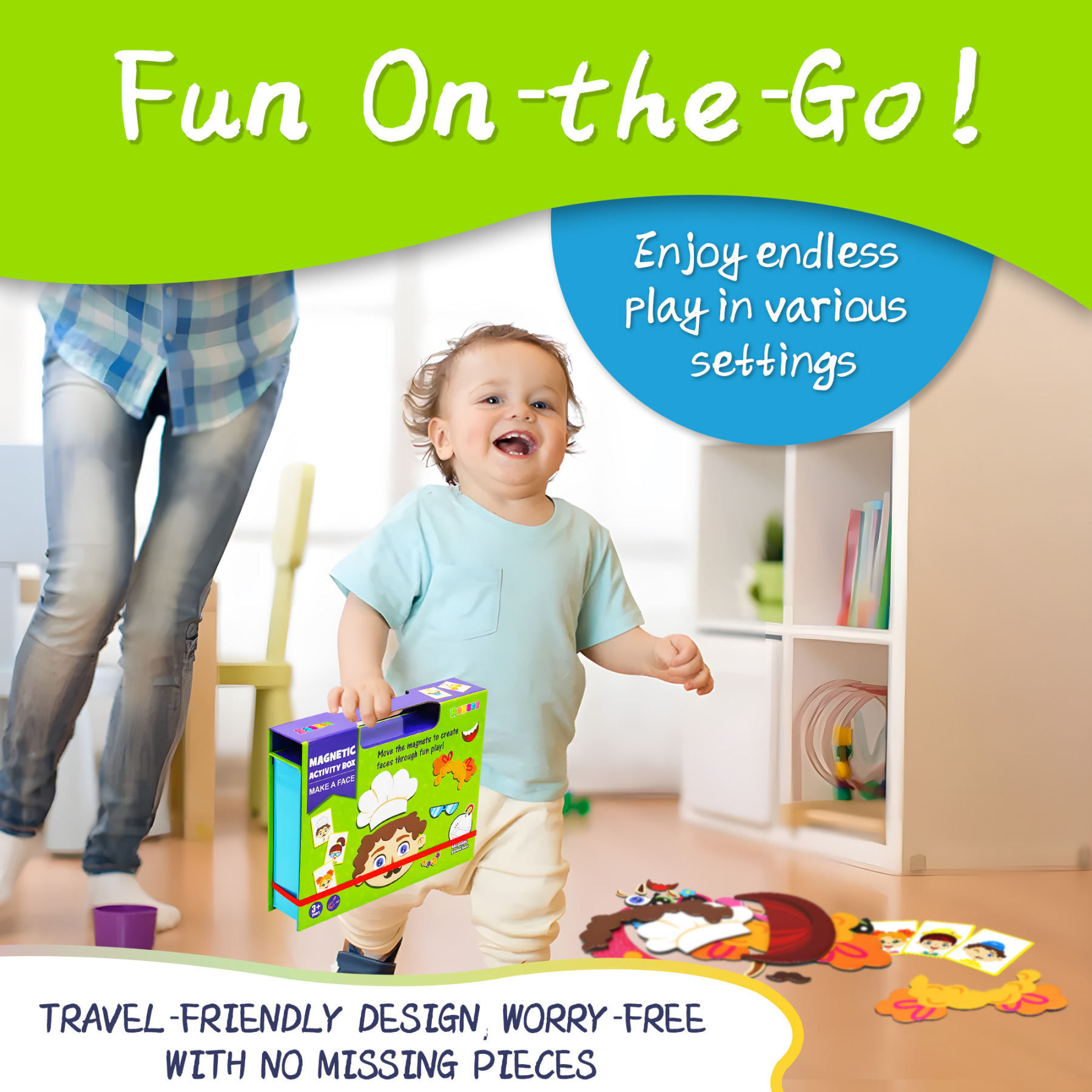 Magnetic Puzzles for Kids- Educational Magnetic Book