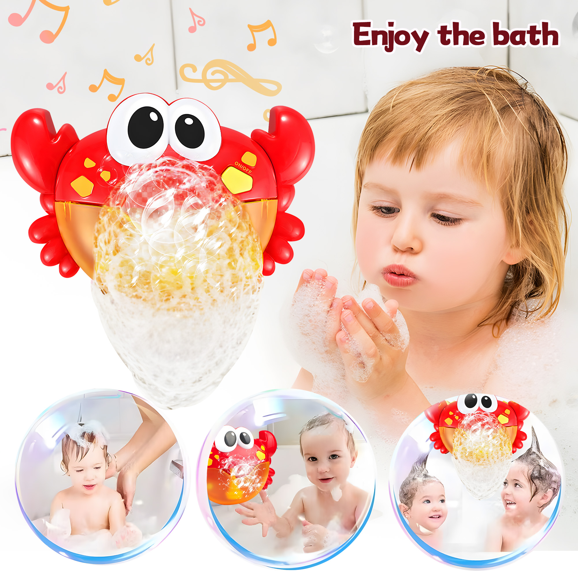 Crab Bath Bubble Machine