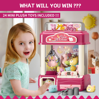 Interactive Claw Toy Arcade Machine with Prizes