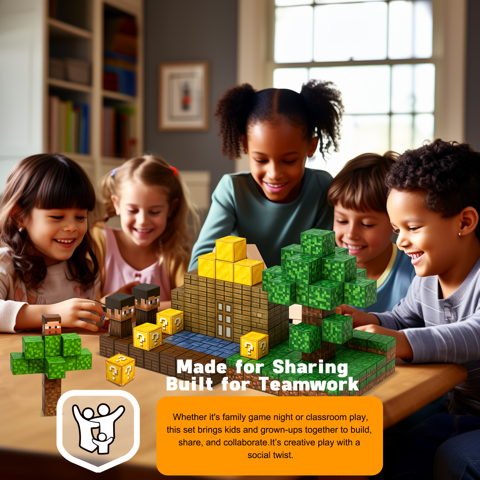 Magnetic Blocks - Magnetic Tiles Building Blocks Toddler Toys