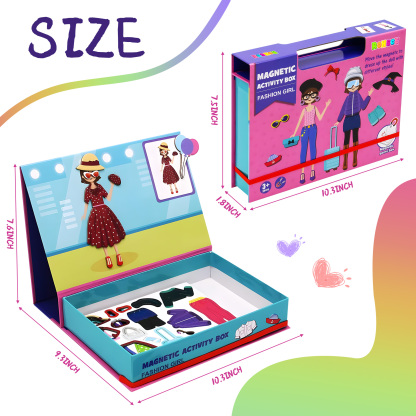 Magnetic Paper Dolls for Girls ages 4-7
