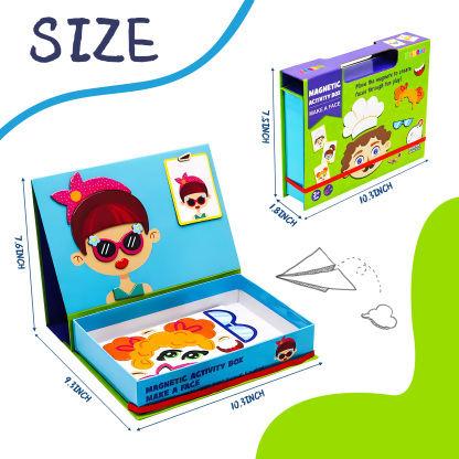 Magnetic Puzzles for Kids- Educational Magnetic Book