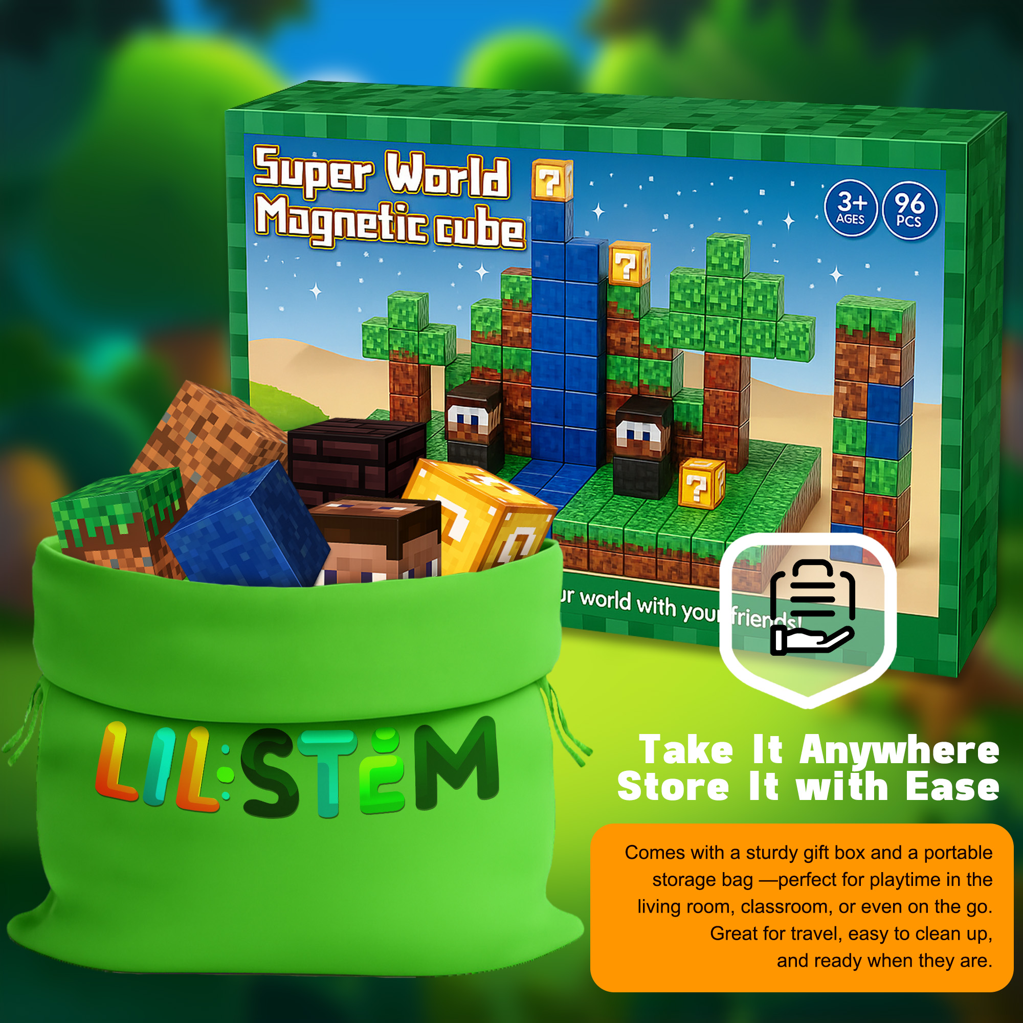 Magnetic Building Blocks for Kids