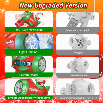 Christmas Bubble Gun 