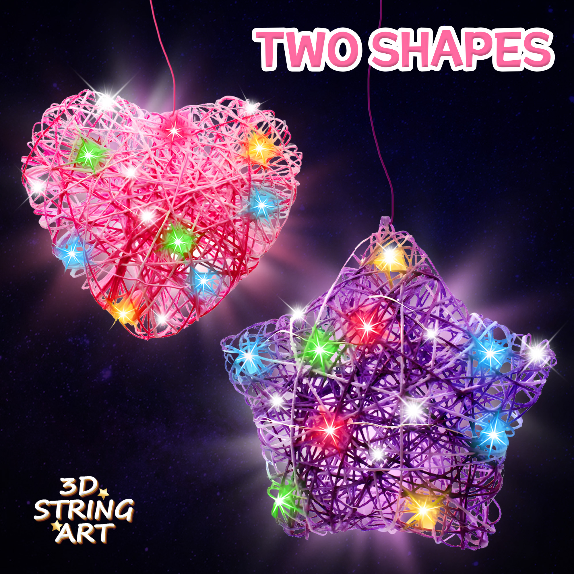   Light Up 3D String Art Kit
