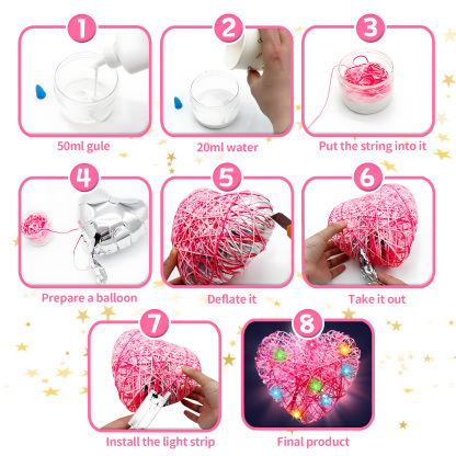   Light Up 3D String Art Kit