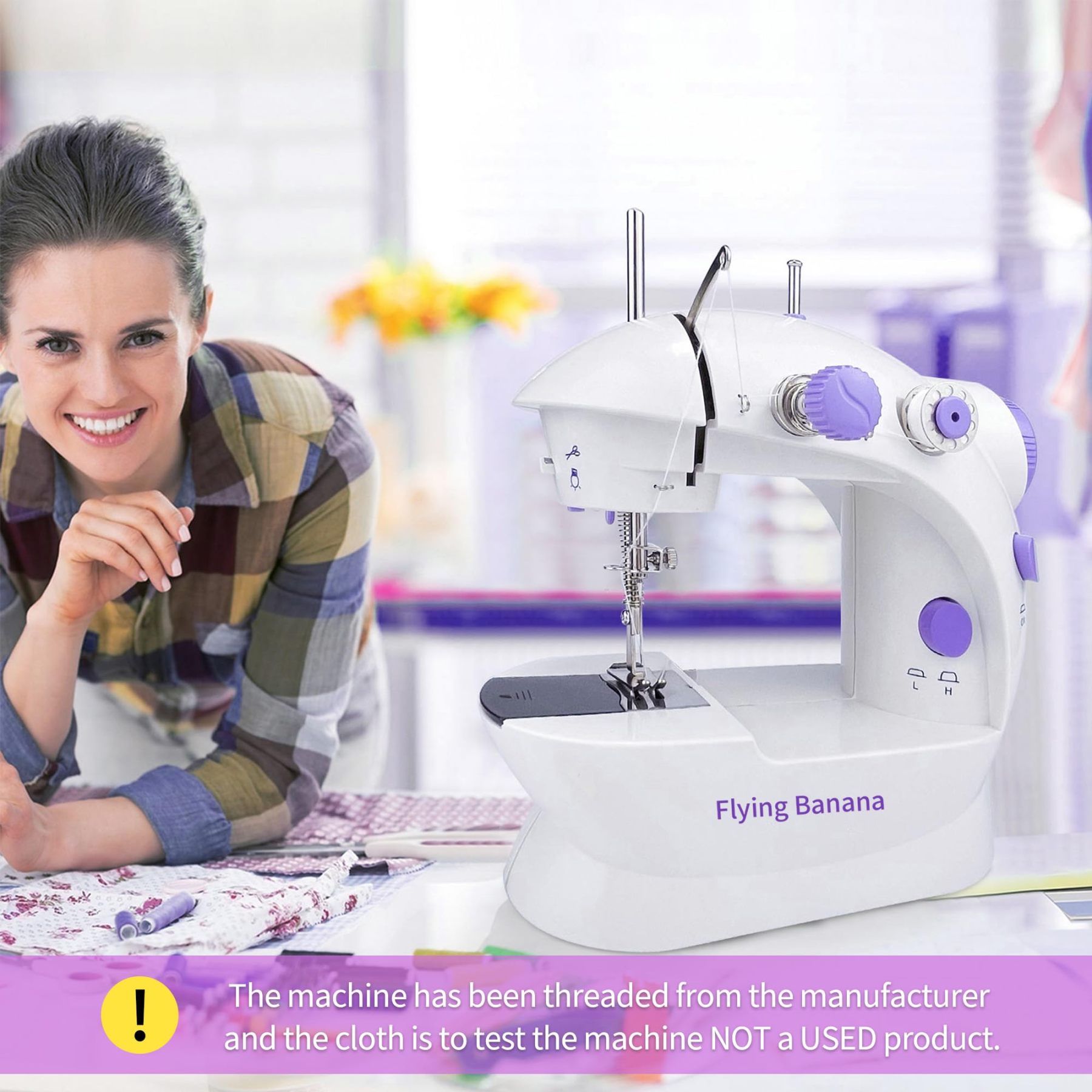 Mini Sewing Machine for Beginners-Maquina de Coser
