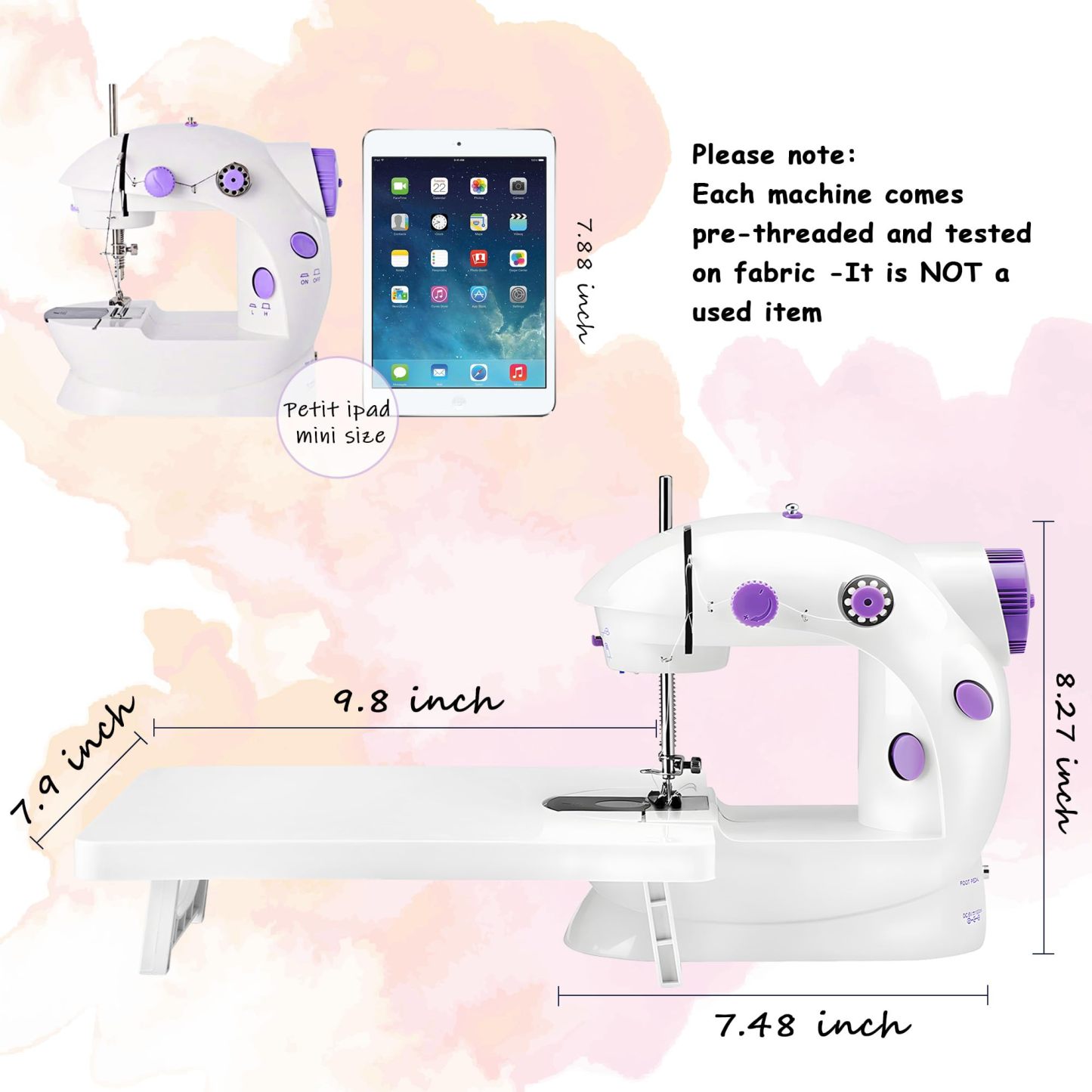 Mini Sewing Machine for Beginners-Maquina de Coser