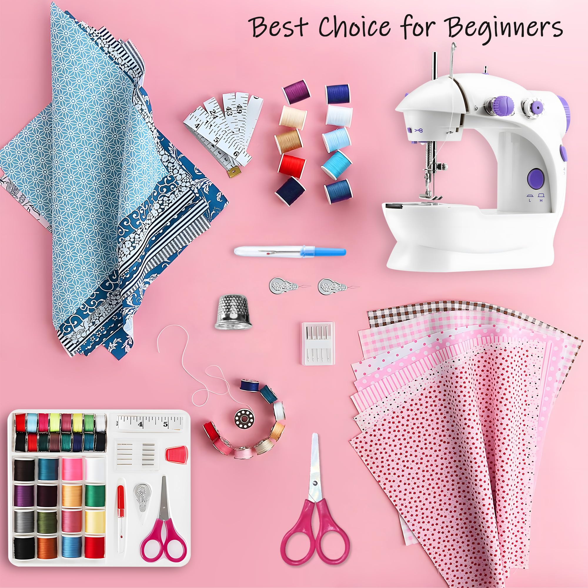 Mini Sewing Machine for Beginners-Maquina de Coser