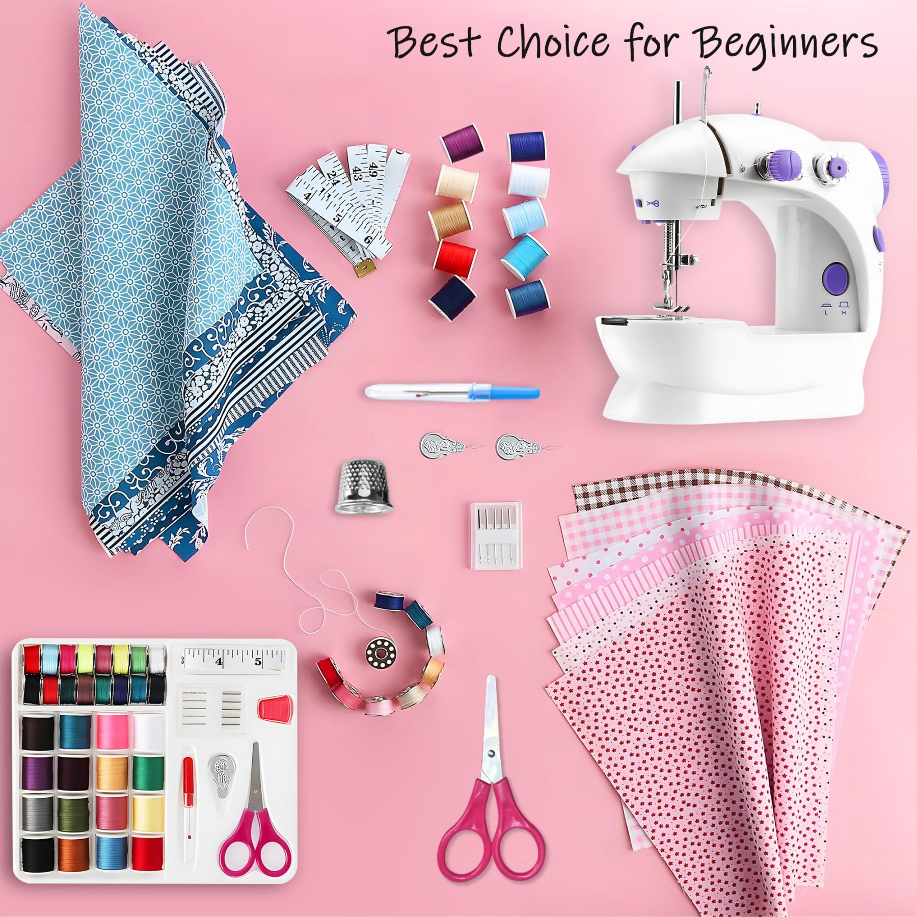 Mini Sewing Machine for Beginners-Maquina de Coser