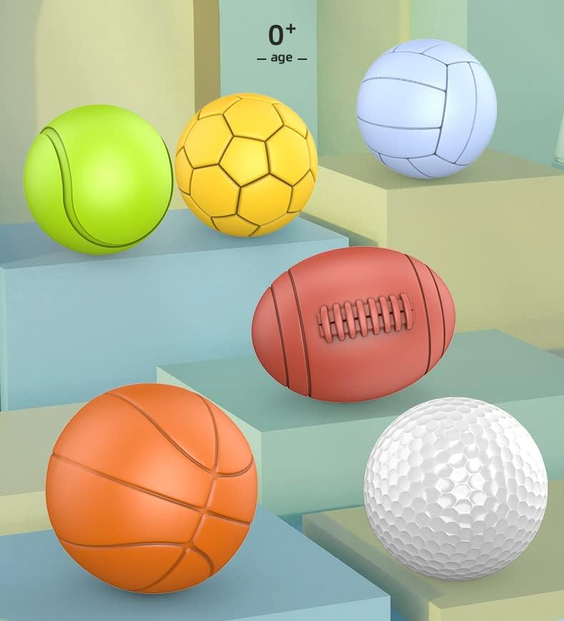 Montessori toys for babies over 3 months, infants and toddlers 3 to 12 months, textured multi-ball set