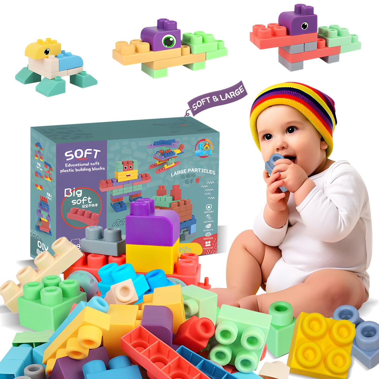 Soft Building Blocks for Toddler