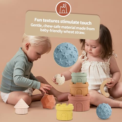 Baby Stacking Cups & Sensory Ball Set