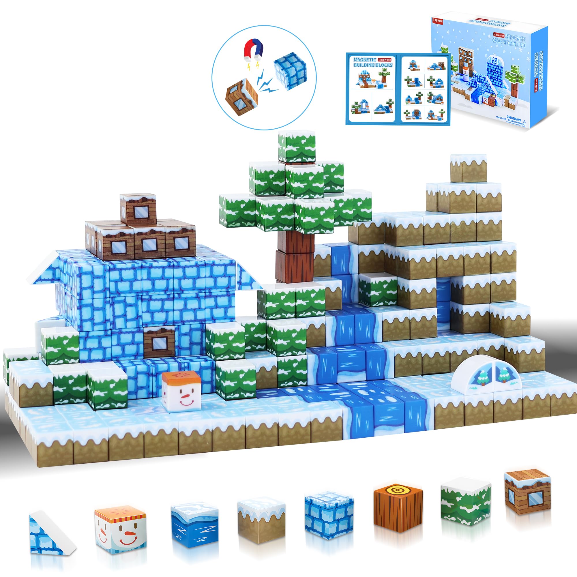 Magnetic Blocks Kids Building Toys