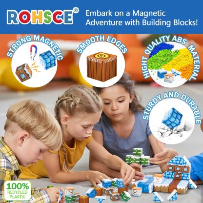 Magnetic Blocks Kids Building Toys