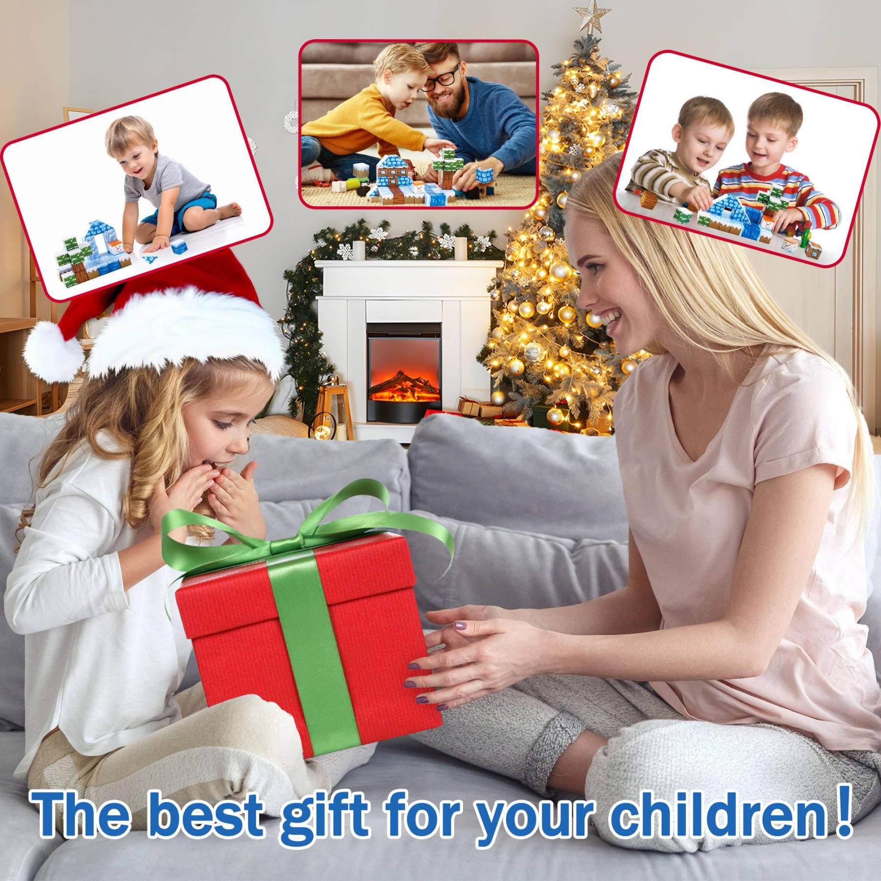 Magnetic Blocks Kids Building Toys