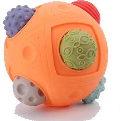 Toddler Ball 1-3 Baby Sensory Toy Montessori Toy Suitable for 6-12 Months Baby Ball Toy Sensory Ball BPA Free Teething Gift Toddler Ball Bath Toy Bright Colors Multi-Texture