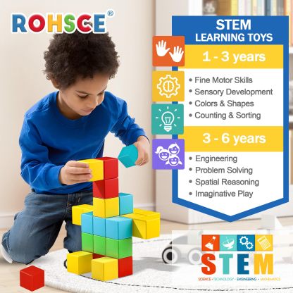 64PCS Magnetic Building Blocks Set for Kids