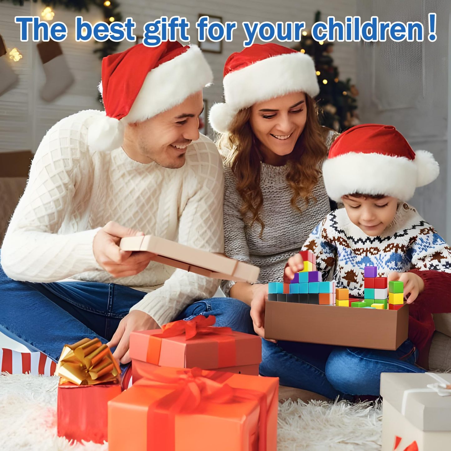 64PCS Magnetic Building Blocks Set for Kids