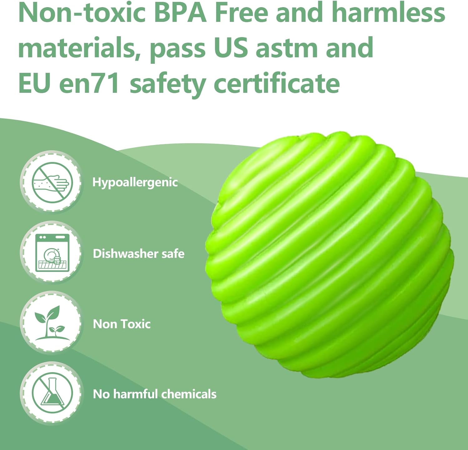 Sensory ball suitable for infants 6 to 12 months, sensory baby toys, suitable for toddlers 1-3 years old, bright color texture multi-soft ball gift set, Montessori toys suitable for 6-12 months baby toys (6 pieces)