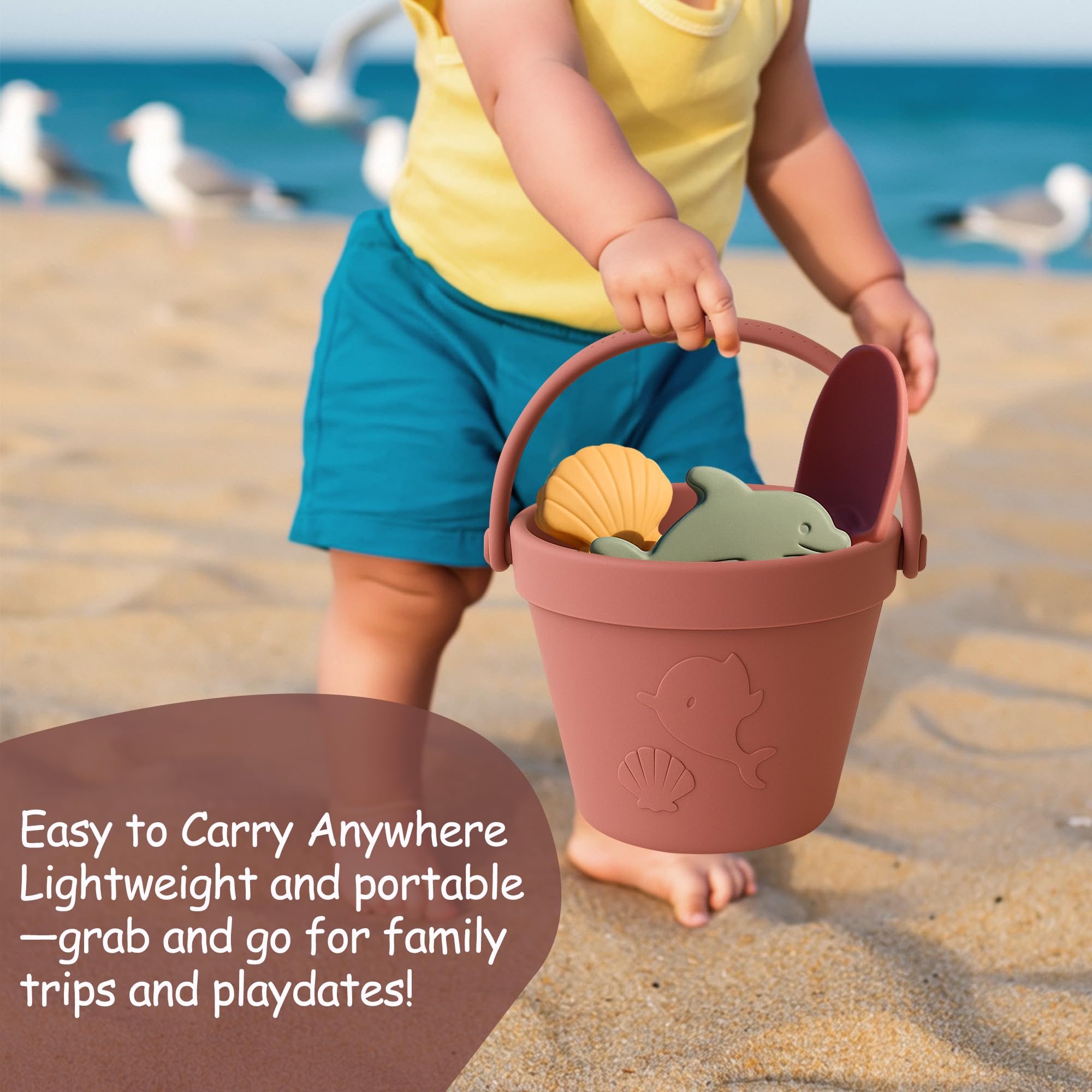 Silicone Beach Toys for Toddlers