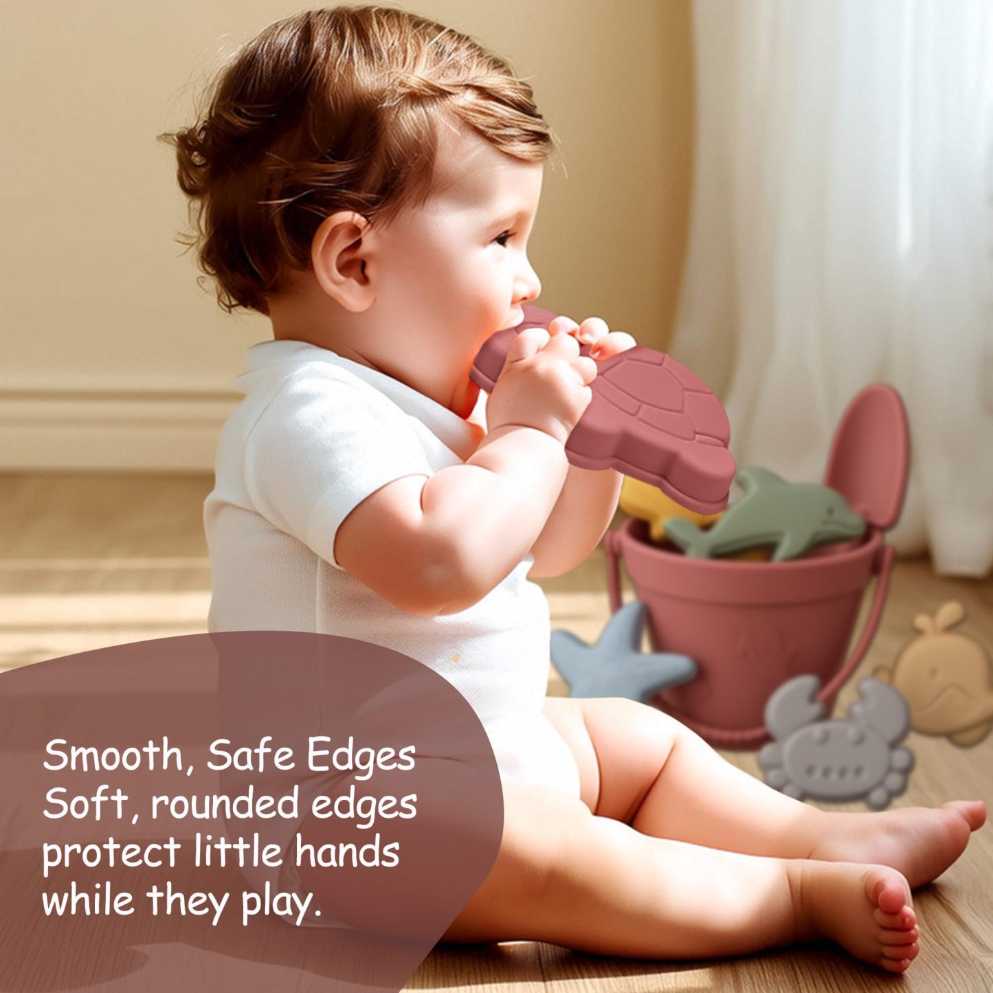 Silicone Beach Toys for Toddlers