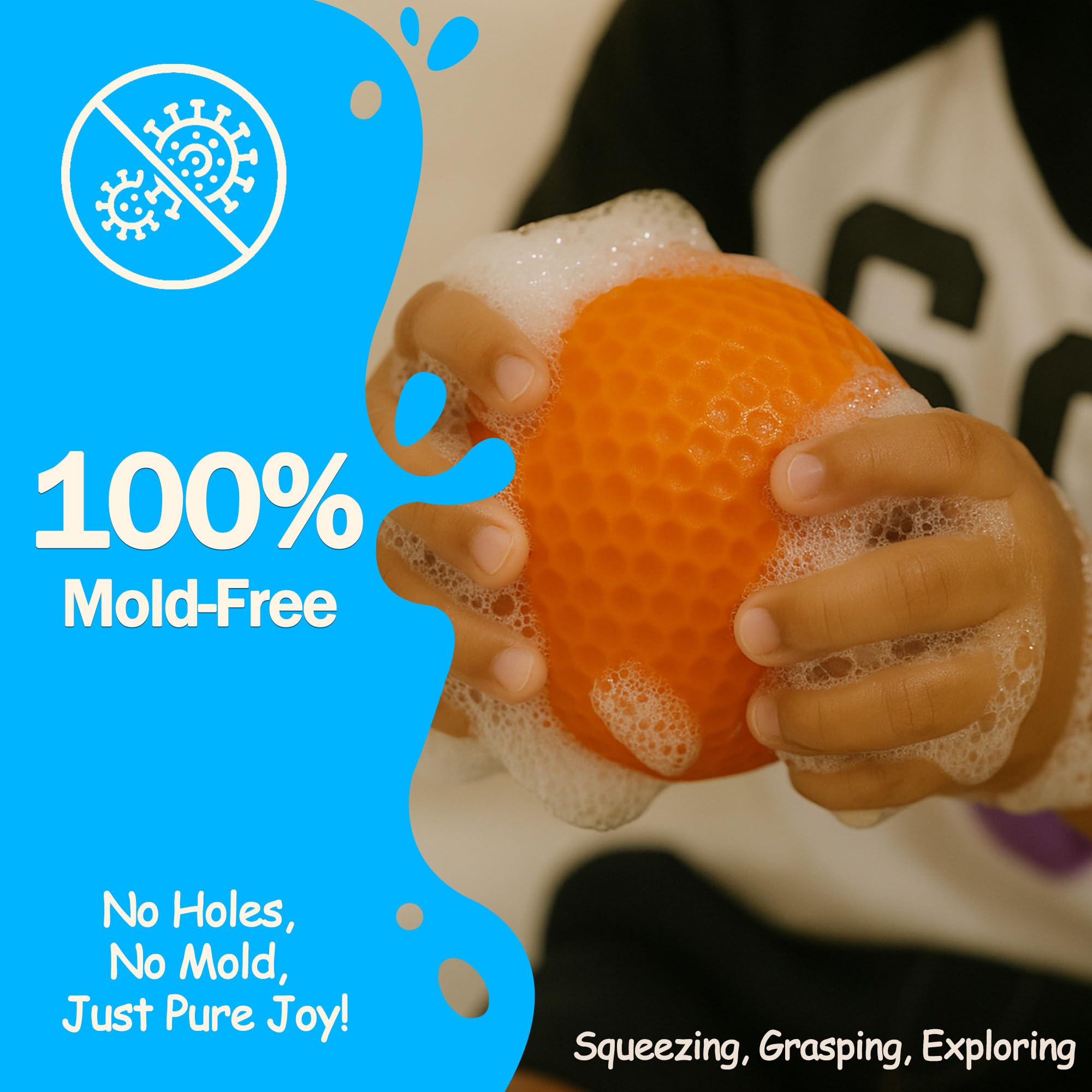 Baby Bath Toys Sensory Balls Set