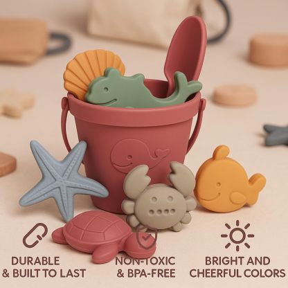 Silicone Beach Toys for Toddlers